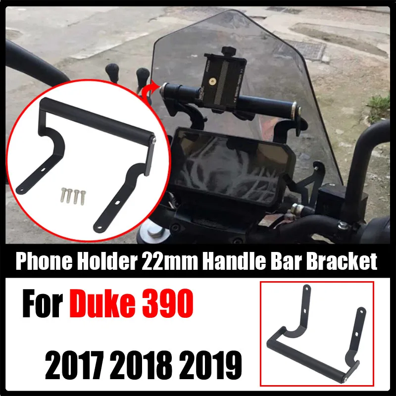 

Moto Accessories Duke390 GPS Navigation Mount Bracket Plate Bracket For Duke390 390 2017 2018 2019 Phone Holder 22mm Handle Bar