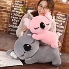Плюшевая подушка в виде животного, коала, 35-75 см, игрушка коала, большой размер, детские игрушки, серый, розовый, подарок на день рождения