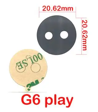 New Original Glass Lens For Moto G5 G6 G7 G8 G5S Plus / Play Power Rear Back Camera Cover With Glue Sticker | Мобильные телефоны и