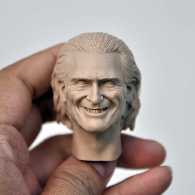 

1/6 Scale Joaquin Phoenix Joker Unpainted Head 2019 Smile Version For 12''Figures Bodies Toys Gifts