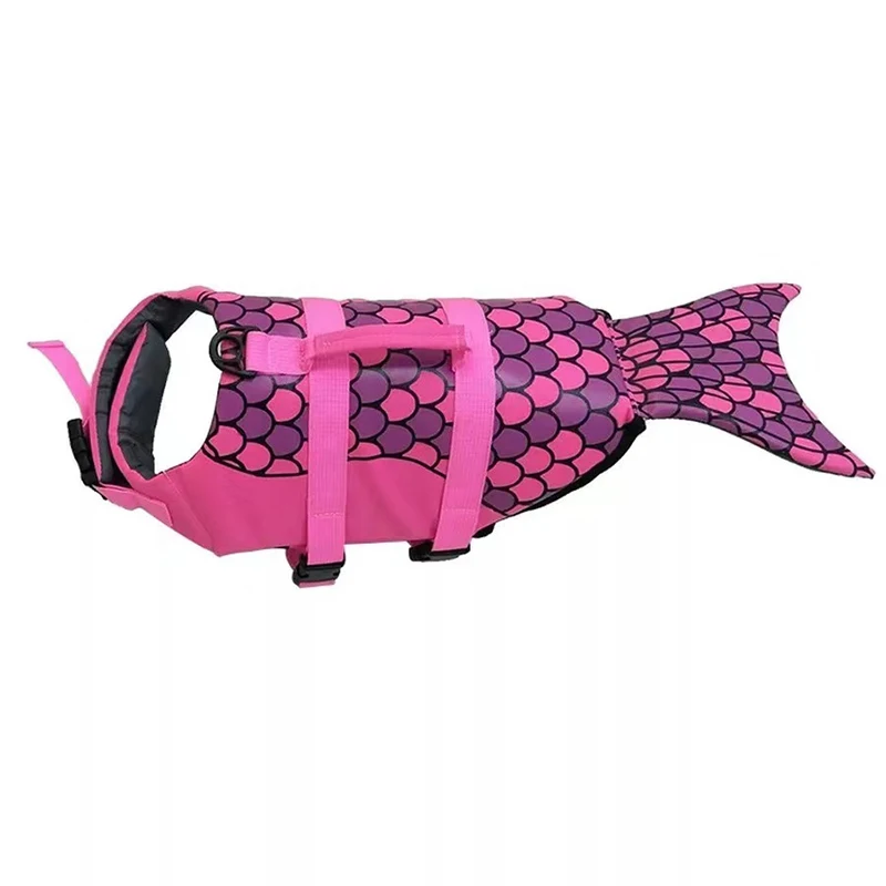 

Dog Life Vest Summer Shark Pet Life Jacket Dog Swimsuit Pet Swimsuit Dog Clothes Size Adjustable