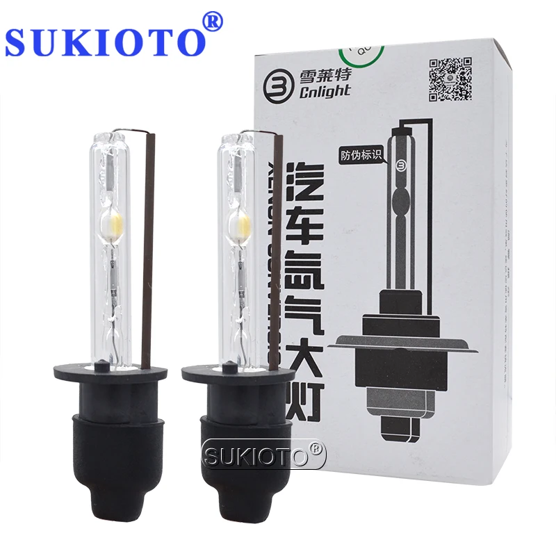 Ксеноновая лампа SUKIOTO 35 Вт Cnlight H7 H1 H3 H8 H11 HB3 9005 HB4 9006 D2H HID лампы 4300K 5000K 6000K 8000K для