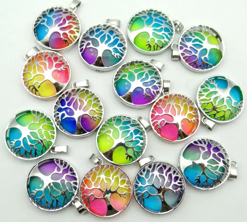 Натуральный камень бирюзовый кварцевый кристалл тигровый глаз дерево жизни