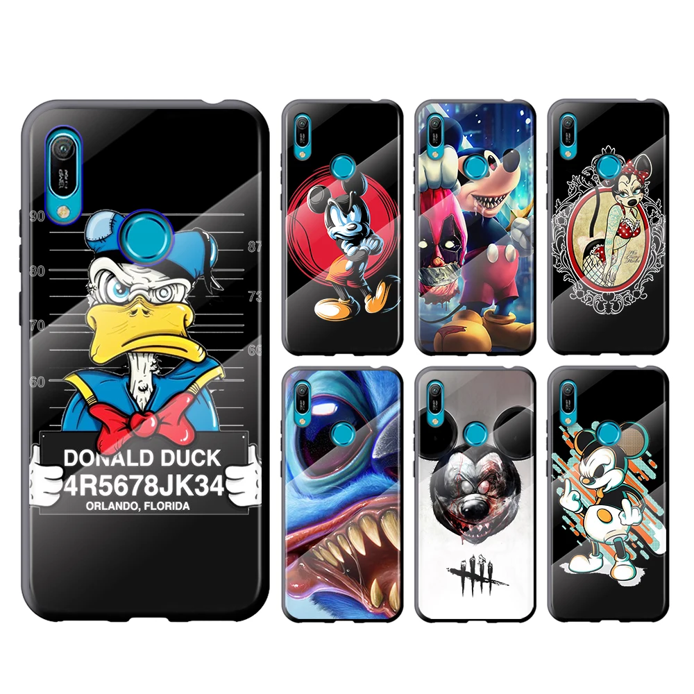 

Tempered Glass Cover Luxury Disney Bad Boy Mickey For Xiaomi Mi 11 11i 10T CC9E 9T Note 10 Ultra Pro Lite 5G Phone Case