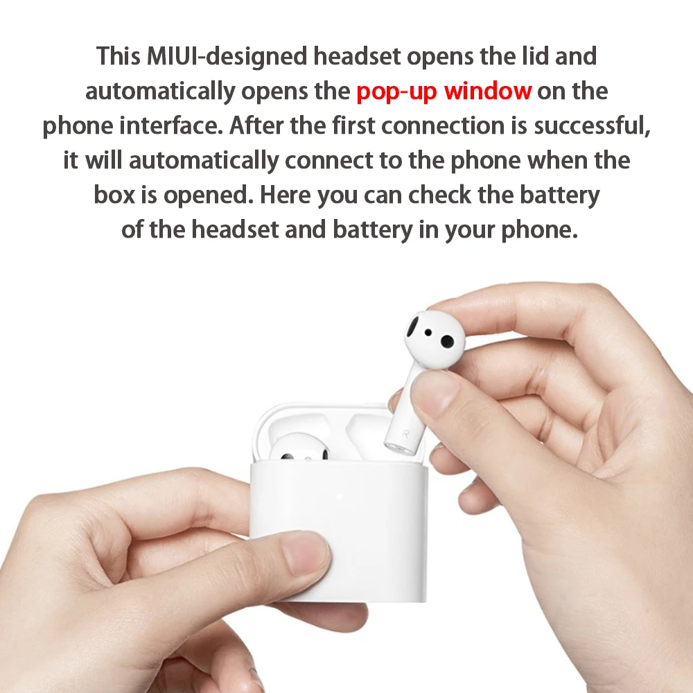 Xiaomi Airdots 2 беспроводные наушники TWS Bluetooth Air Mi True LHDC Tap стерео управление двойной