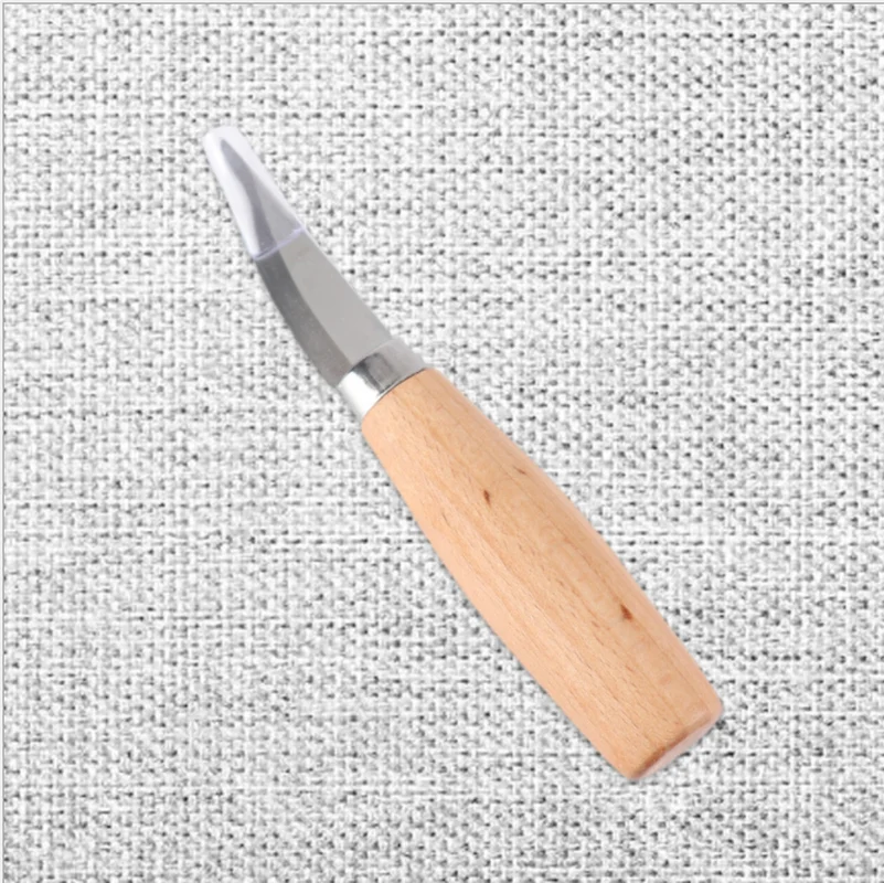 [Sword] ручки из бука изогнутый нож прямой нержавеющей стали резьбовой может быть OEM