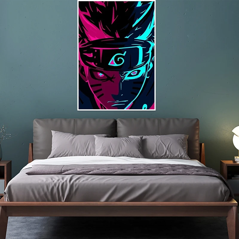 

Classic Anime Character Uzumaki Naruto HD Poster Canvas Painting Mural Living Room Boy Bedroom Home Wall Picture Decor