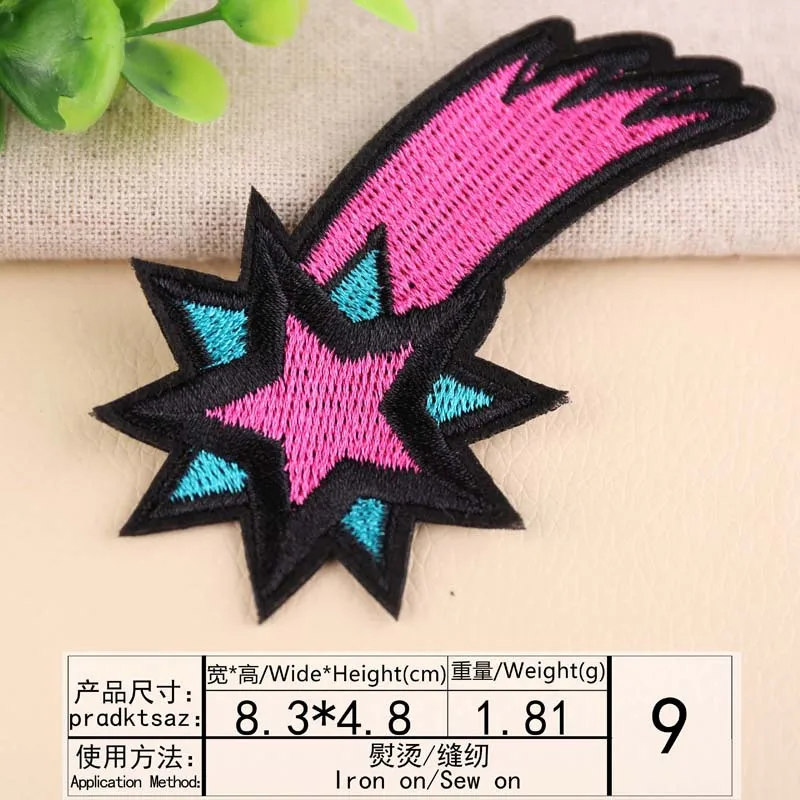 

50pcs/Lot Embroidery Letters Clothing Decoration Accessories Weird Stuff Diy Iron Heat Transfer Applique Cute Patch