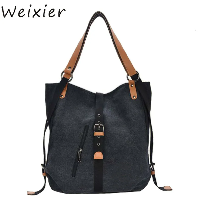

Холщовая сумка-мессенджер WEIXIER, женские сумки от известного бренда, винтажная Ретро сумка-мессенджер, сумки на плечо для женщин, V2-13