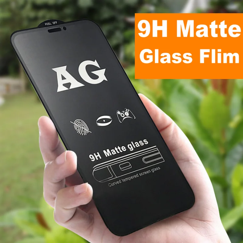 MOBFONE AG 9H MATTE PRO + закаленное стекло для OnePlus 8T полное покрытие твердая пленка экрана