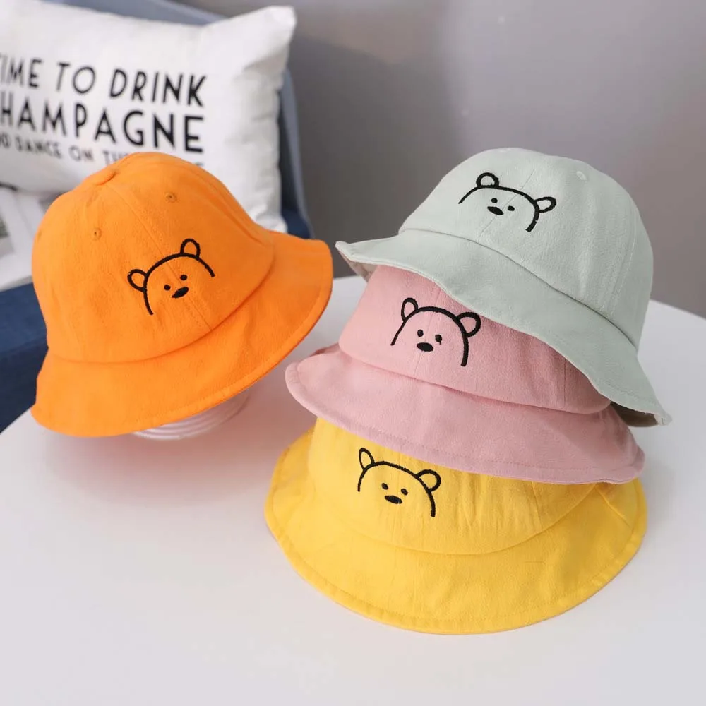 

Cartoon Baby Hat Soft Spring Summer Kids Girl Boy Bucket Cap Outdoor Children Toddler Fisherman Hat