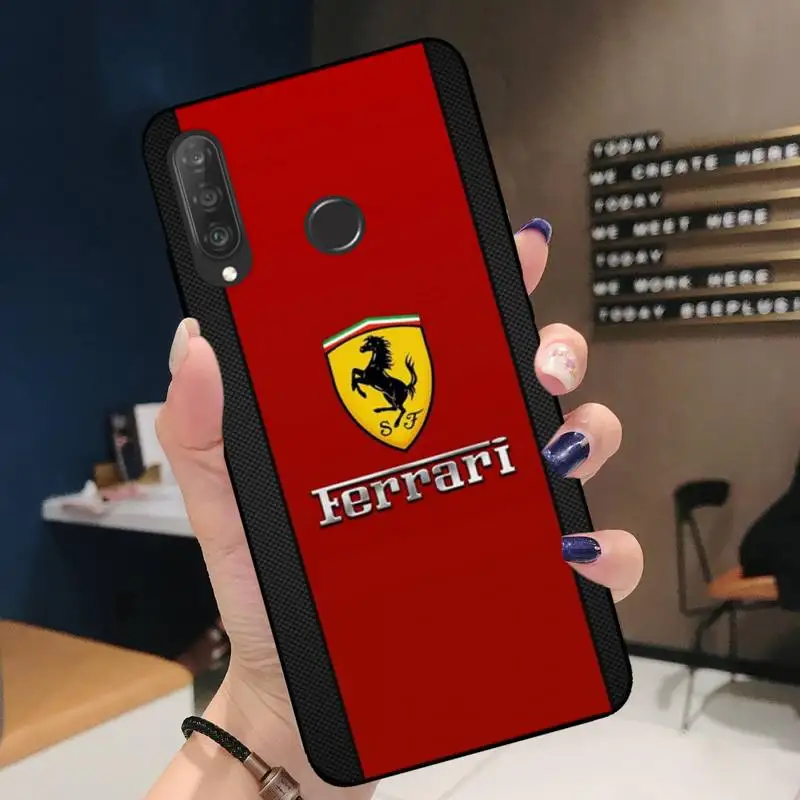 

Phone Case For Huawei P20 30 40 Pro Mate 20 30 40 Pro Honor 9x 10 30lite Y62019 Super Run Car F-Ferrari