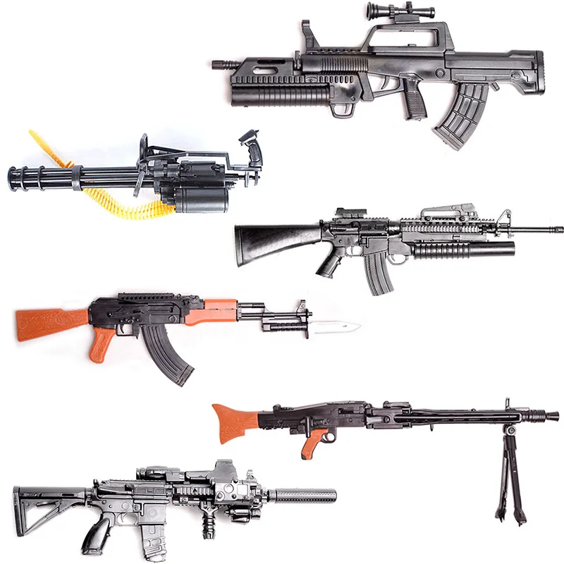 1/6 весы 12 дюймовые фигурки аксессуары MG42 98k Rpg AK47 Тяжелая машина пистолет DIY