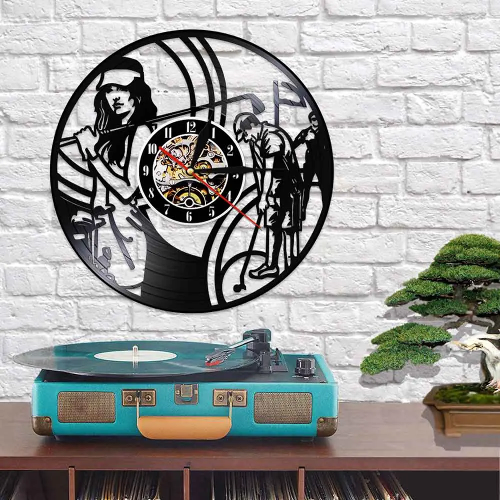 Настенные часы для игры в гольф Декоративные Современные настенные 3d с виниловой