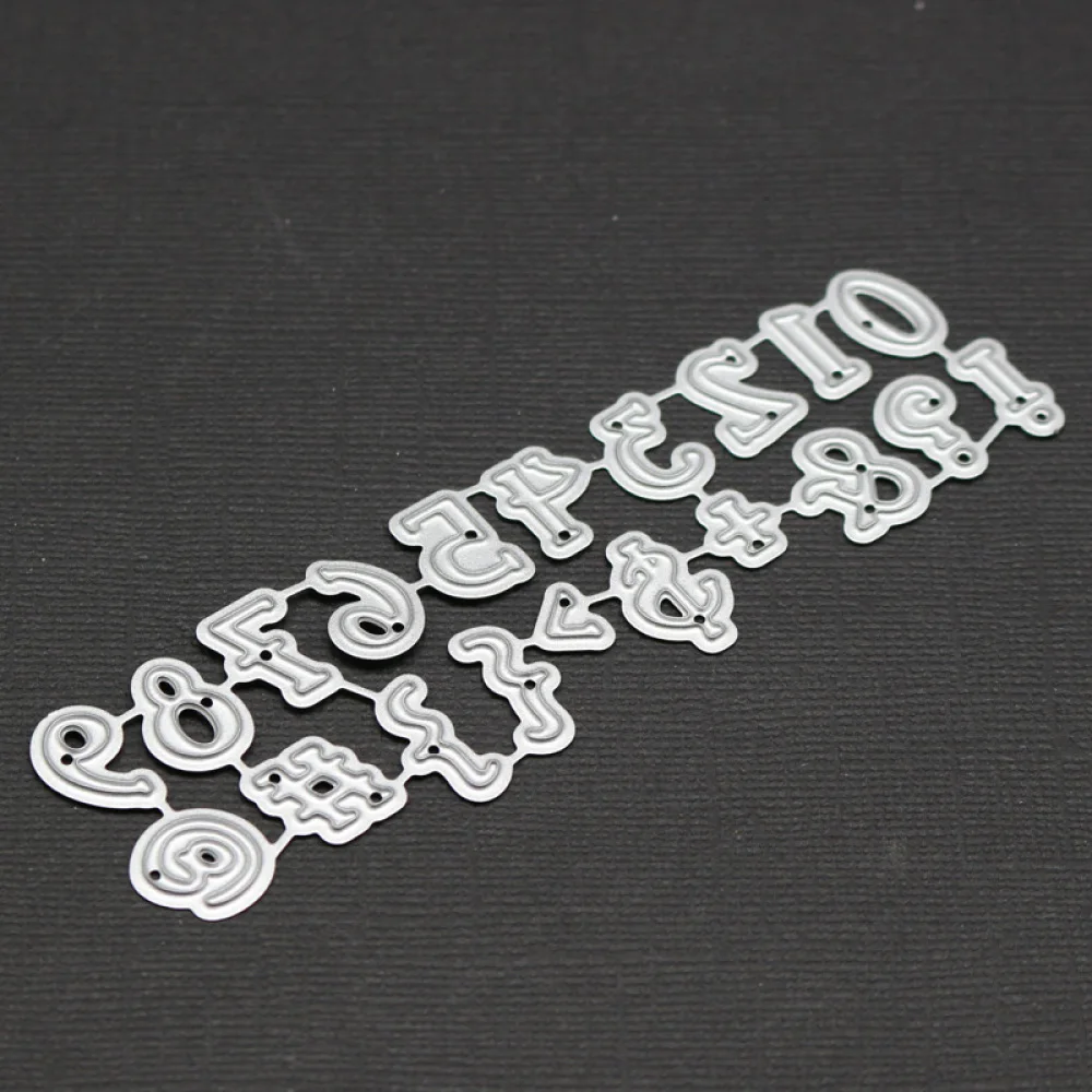 

Number Symbol Frame Cut Die Metal Cutting Dies Mold Scrapbook Embossing Paper Craft Knife Mould Blade Punch Stencils Dies