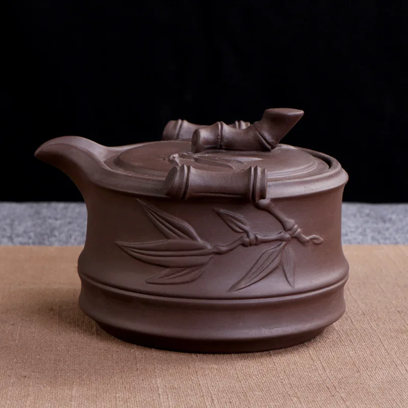 Винтажный керамический набор из фиолетовой глины столовая посуда для чайной