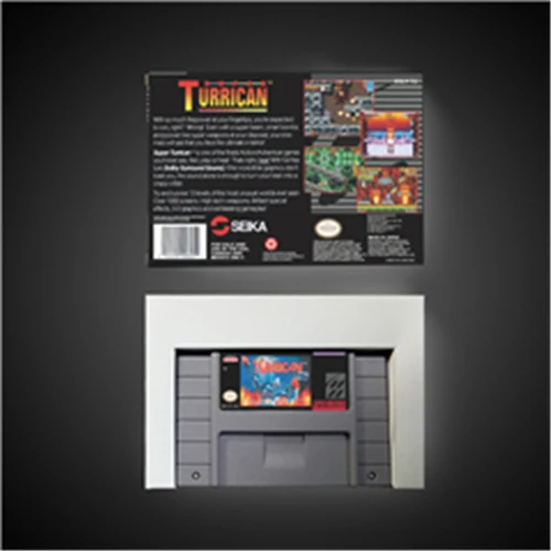 Super Turrican-карта действия для игры в США с розничной коробкой | Электроника