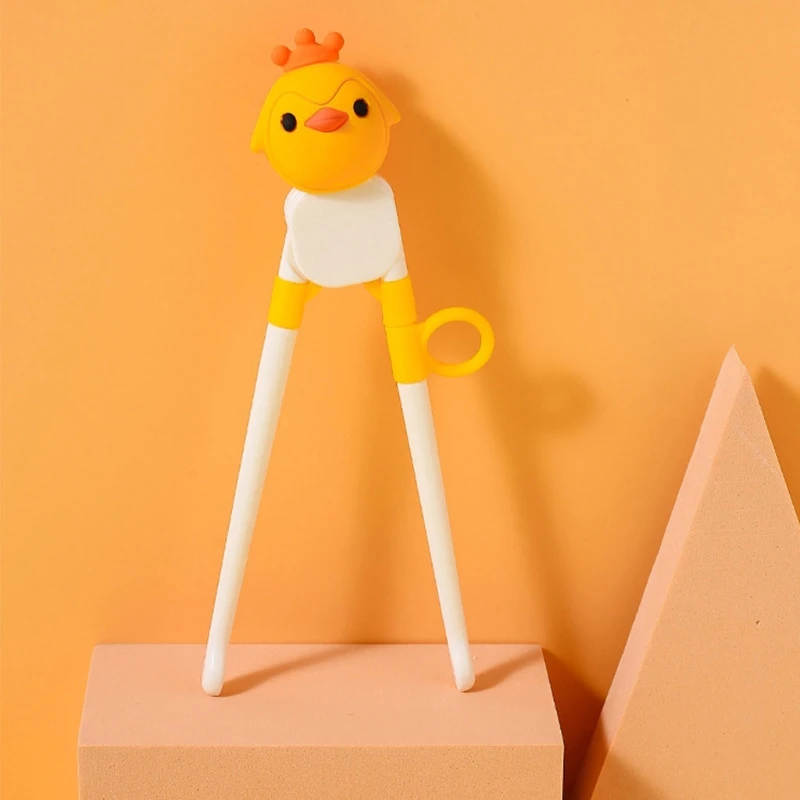 

Kids Chopsticks Animals Chopsticks One Size Stainless Steel Metal Chopsticks for Baby Children Learning Chopstick Helper ração