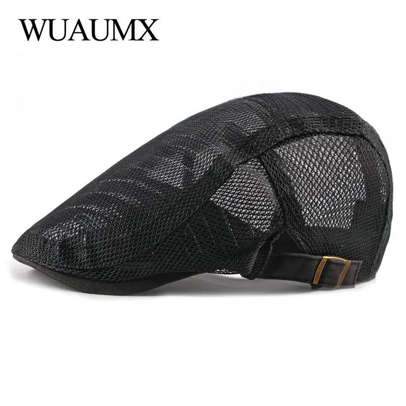 

Берет Wuaumx, летний, дышащий, для мужчин и женщин