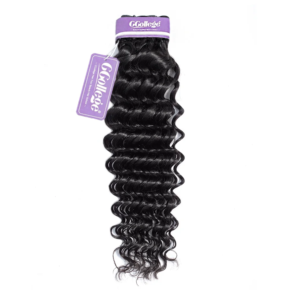 Глубокая волна пряди человеческих волос 2/3/4 30 дюймов Пряди колледж бразильские