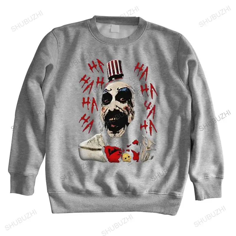 

Unique Captain Spaulding hoodie Men long sleeves Horror Film House of 1000 Corpses hoodies Cotton sweatshirt Streetwear Tops