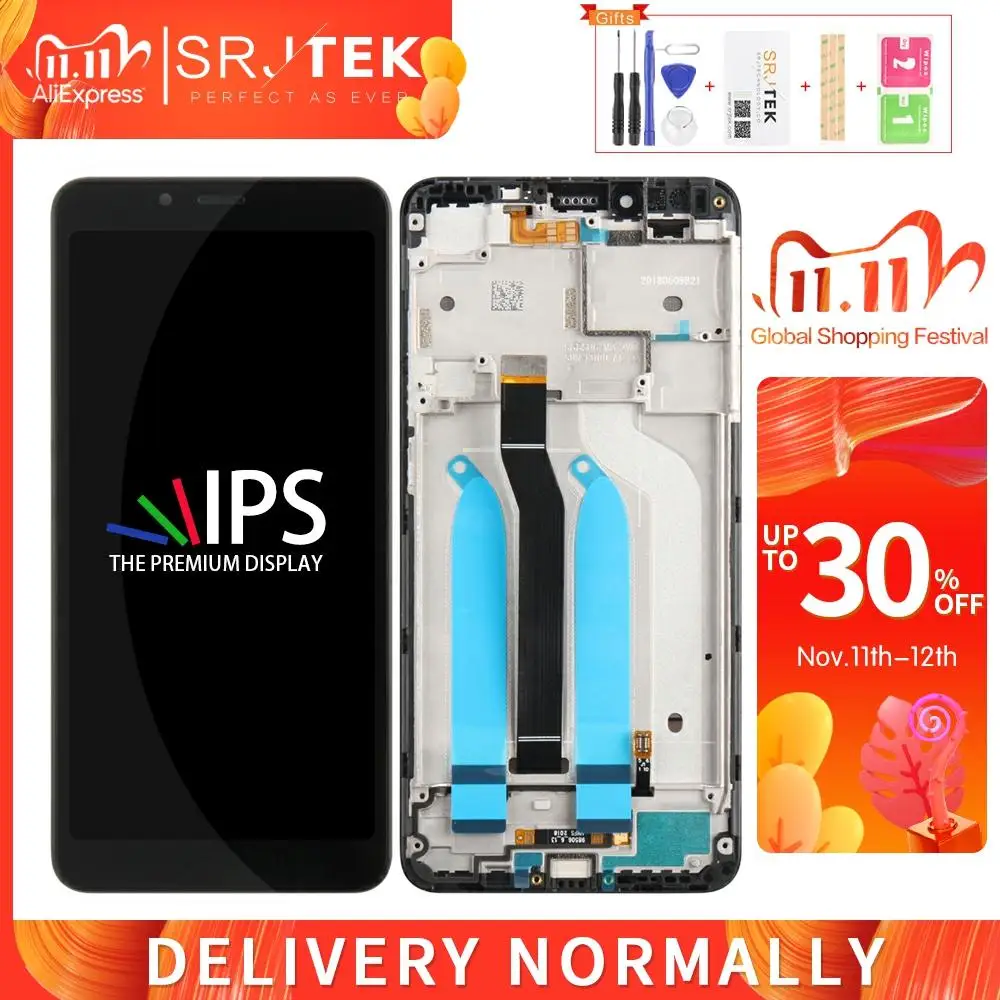 Сенсорный экран для Xiaomi Redmi 6A 5 45 матричный сенсорный REDMI дигитайзер в сборе 6 ЖК