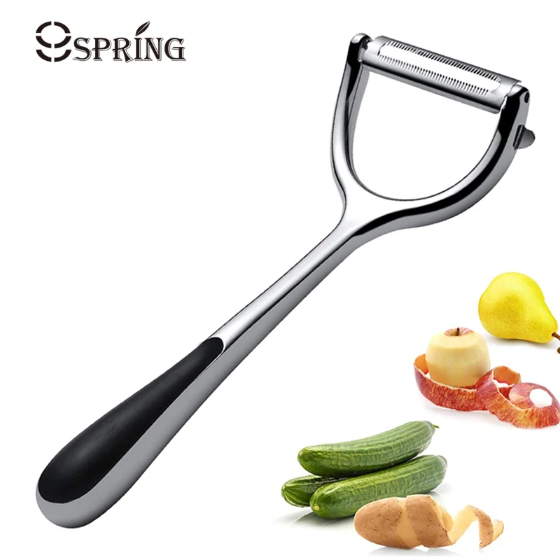 Овощечистка из нержавеющей стали острый металлический нож для чистки картофеля