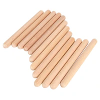 6 pairs wood claves musical percussion instrument rhythm sticks percussion rhythm sticks children musical toy