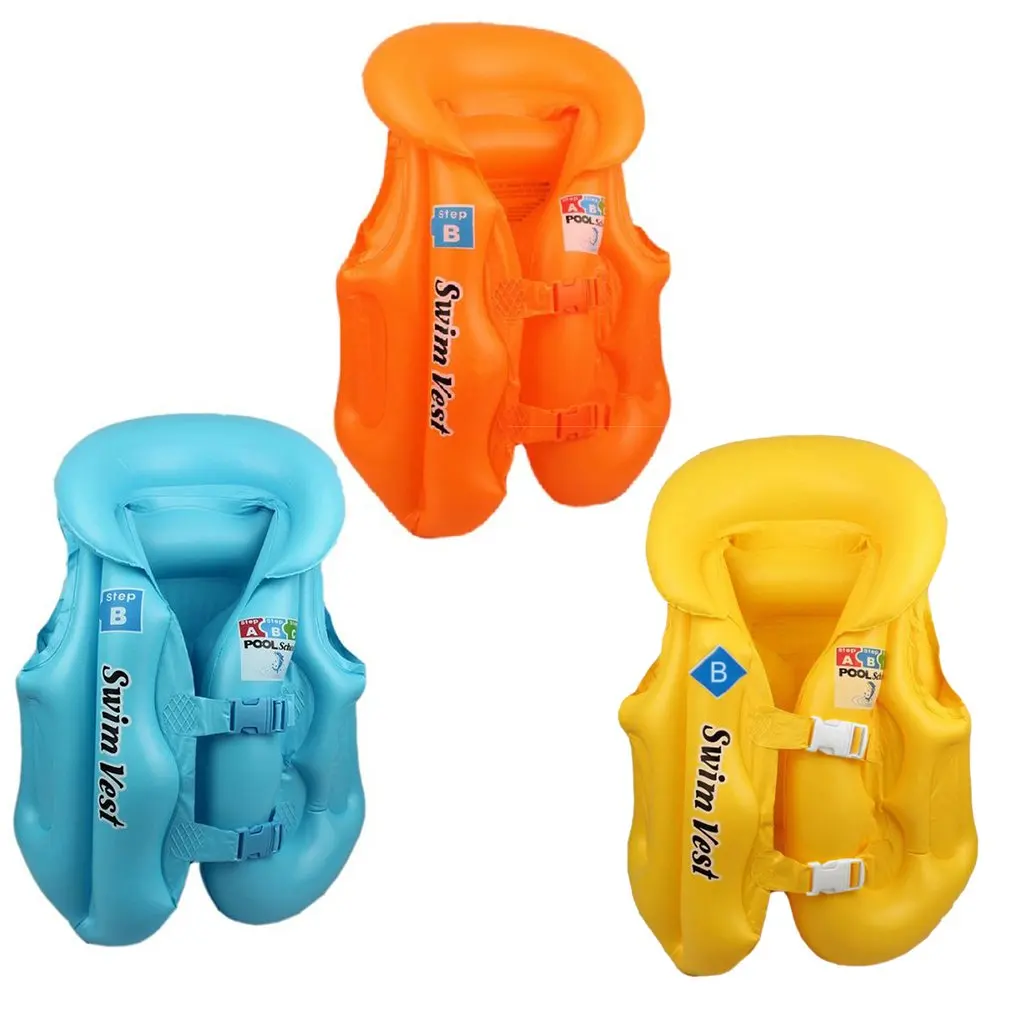 Детский надувной плавающий спасательный жилет для бассейна летняя пляжная