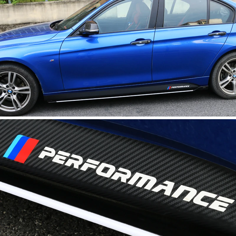 Стикер из углеродного волокна для BMW E90 F20 F21 F30 F31 F32 F33 F34 F15 F10 G30 боковая юбка