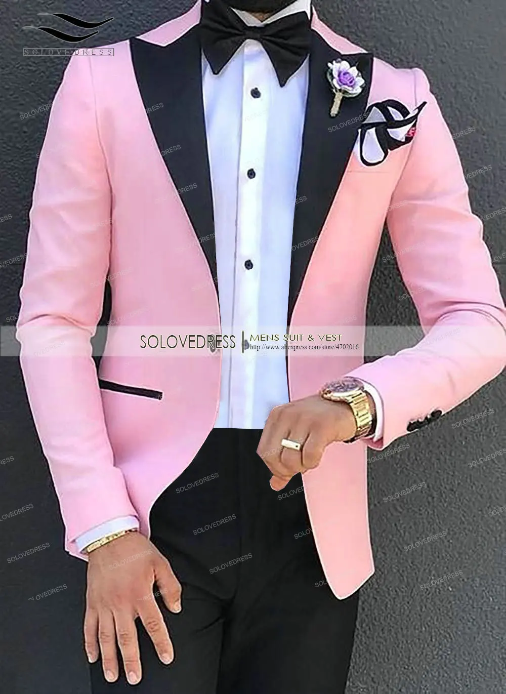 Мужские деловые костюмы из 2 предметов классический шерстяной Блейзер и брюки