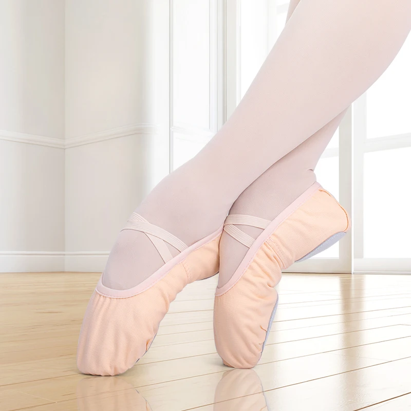 

Girls Ballet Shoes Canvas Soft Sole Ballet Dance Slippers Children Practise Ballerina Shoes Woman Dance Shoes