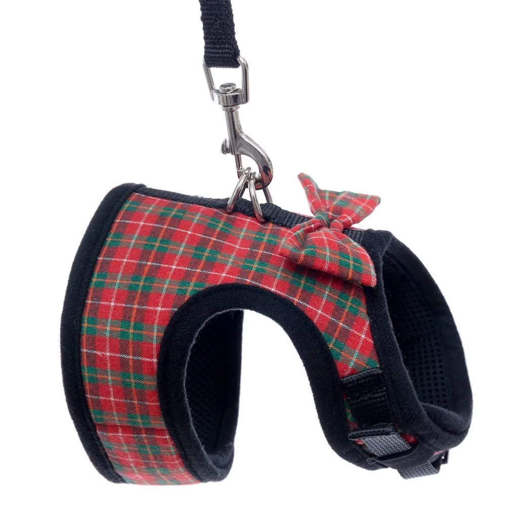 Сетчатая Повязка бант для кошек котят щенок решетчатая куртка жилет собак