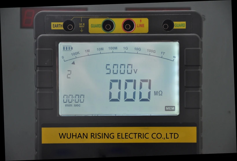 

Ohm Meter 5000V Digital megger insulation resistance tester manufacture