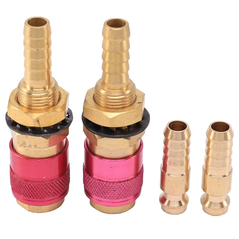 2 шт./компл. 8 мм быстрый соединитель фитинги с водяным охлаждением и газовый