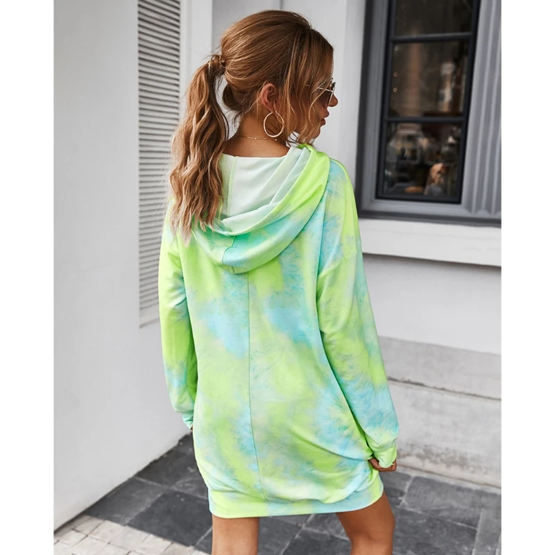 Женское осеннее платье-миди с длинным рукавом и завязками повседневный