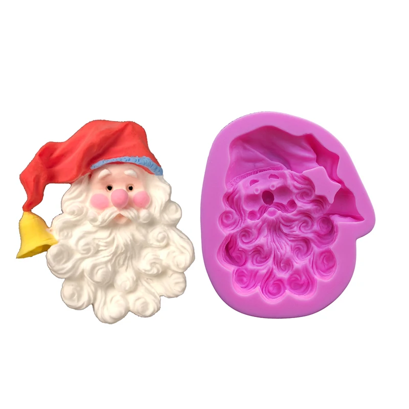 Рождественские инструменты для приготовления пищи в виде Санты силиконовая