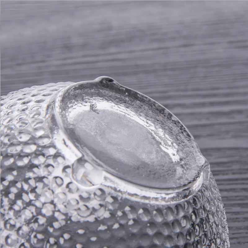 1 шт. белая прозрачная рельефная стеклянная тарелка изысканная и простая