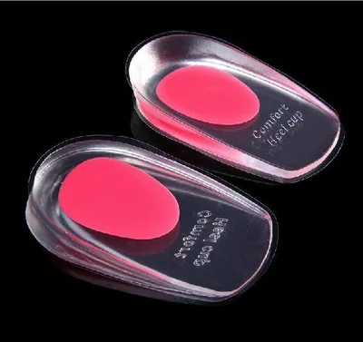 Women's Silicone Gel Heel Cups Heel Seats Foot Orthotic Cushions Insoles Plantar Fasciitis Heel Spurs Heel Pain Foot Care Pad