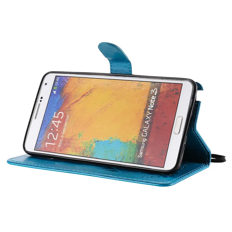 Чехол-бумажник для Samsung Note 3 силиконовый чехол из искусственной кожи телефона Galaxy