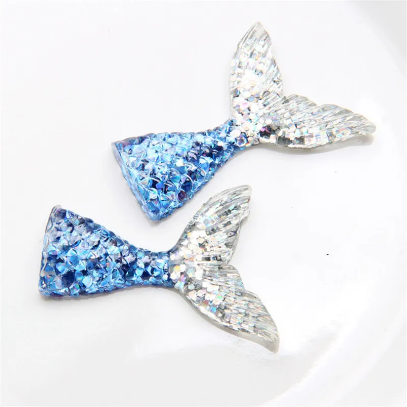 10 шт. Русалка из смолы хвост Сделай Сам мобильный телефон аксессуары свадебное