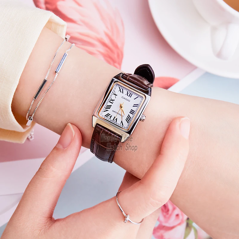 Casio часы женские лучший бренд класса люкс 30мВодонепроницаемый Кварцевые дамы