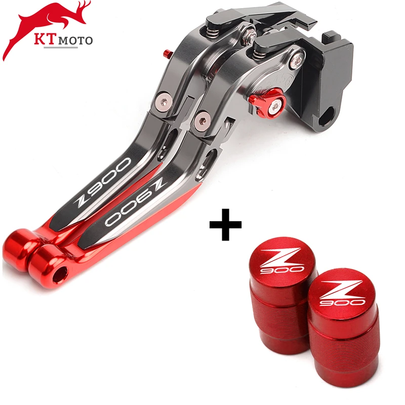 New For Kawasaki Z900 Z 900 2017-2021 2020 Tire Valve caps Cover &amp Motorcycles Folding Extendable adjustable Brake Clutch Levers |
