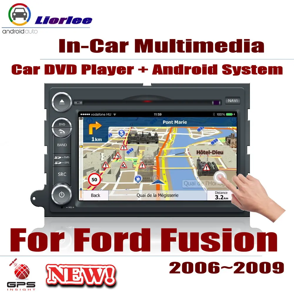 For Ford Fusion 2006-2012 Car Android Player Radio GPS Navigation Displayer System Audio Video In Dash Multimedia Head Unit