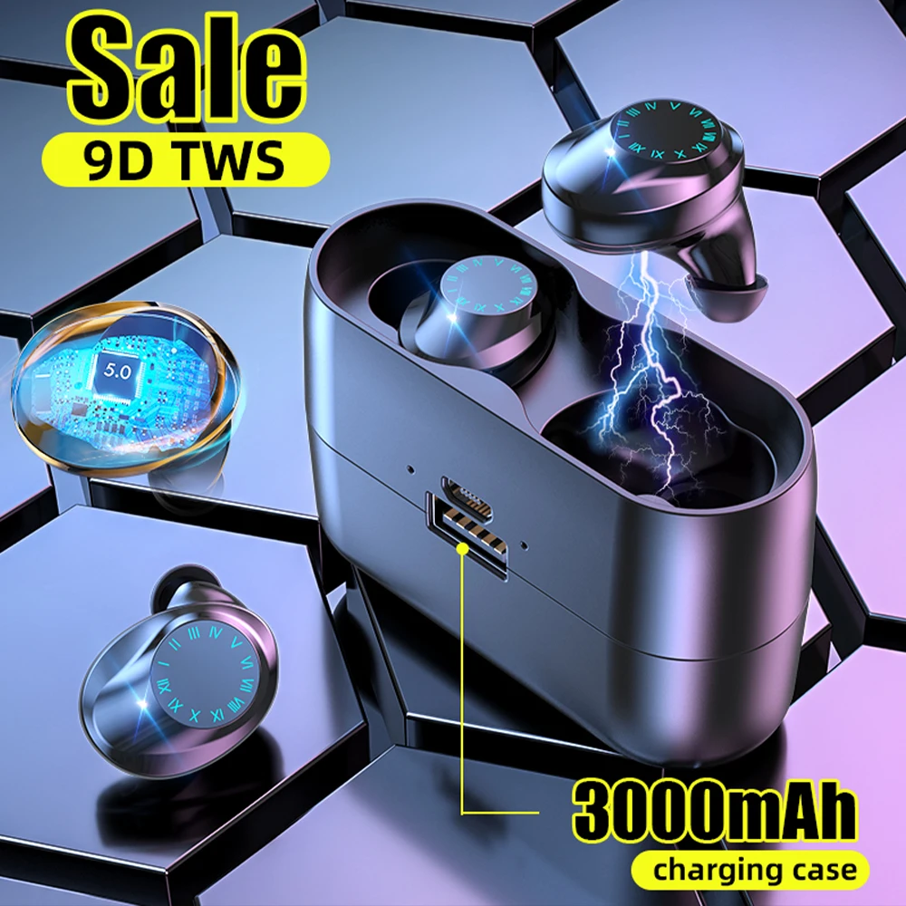 I31 3000 мАч TWS Беспроводные Bluetooth 5 0 мини спортивные наушники модные игровая