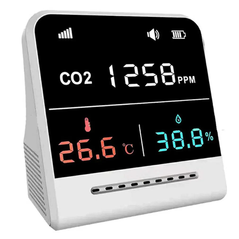 

CO2 Meter ZN-AZ-CO2-022 Carbon Dioxide Sensor LCD CO2 Detection Air Quality Monitor Temperature Humidity Meter Gas Analyzer