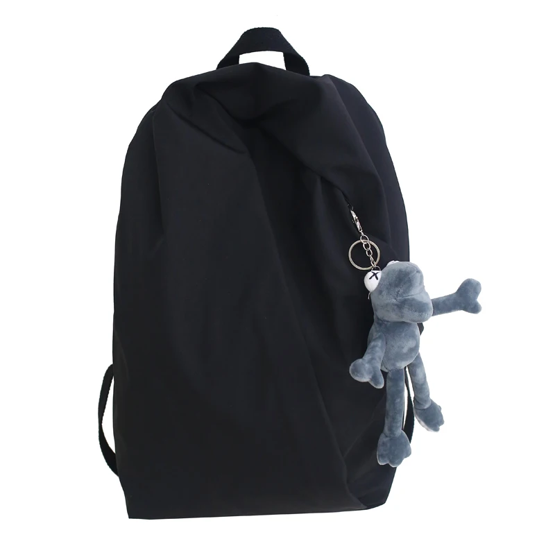 

Irregular Pleated Backpacks Fashion SCHOOLBAG for Teenage Girls Harajuku School Laptop Backpack Designer Student Black Bookbags