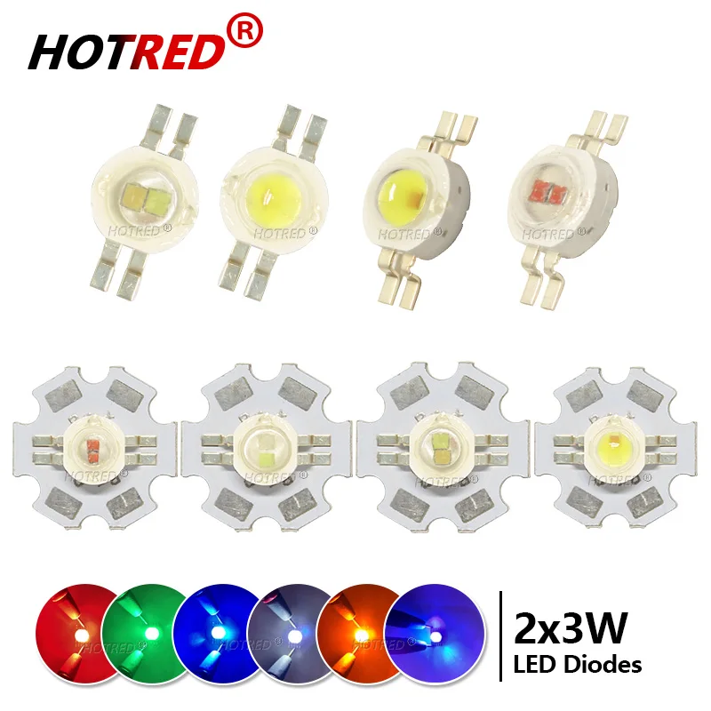 

HotRed 2*3W двухцветные светодиодные лампочки