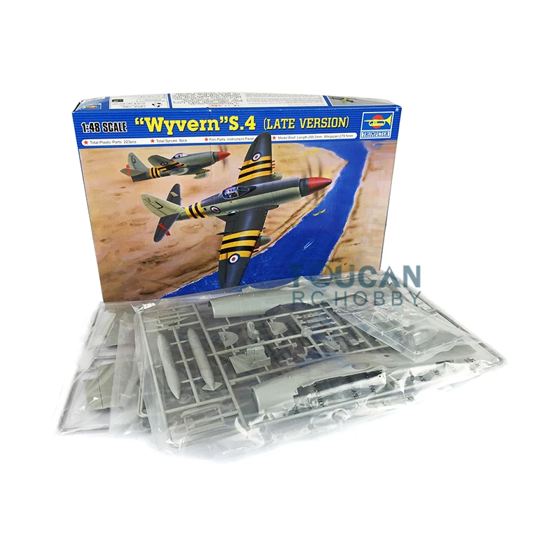 Трубач 02820 1/48 весы UK Wyvern S.4 поздно самолет Штурмовик статическая модель TH05788-SMT6 |