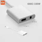 Декодирование Xiaomi Mi HiFi Amp 100 Вт 600 DAC чип QC2.0 PD и Быстрая зарядка Push 32 бит384 кГц поддержка проводного управления переключателем песен